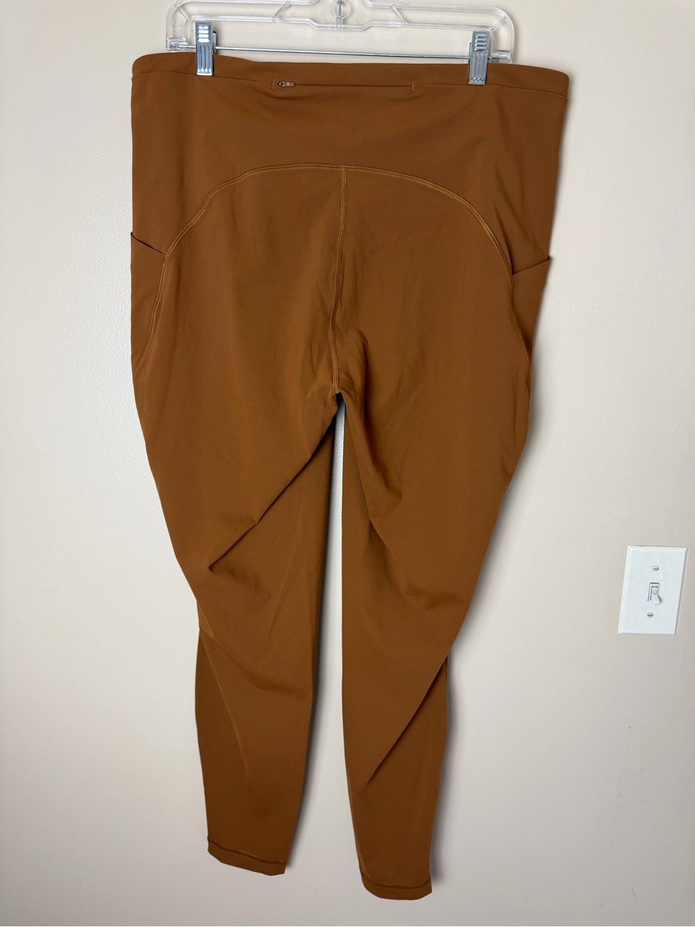 Lululemon Fast and Free High-Rise Tight 28" Nulux Leggings Size 16 Copper Brown - Picture 3 of 11
